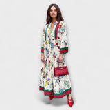 Oriana - Maxijurk met bloemenprint