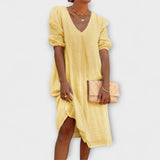 Fanny - Elegante zomerjurk met haakdetails