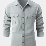 Chemise in Denim Mix - Knopen
