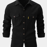 Chemise in Denim Mix - Knopen