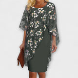 Lyanna - Bloemige Chiffon Damesjurk