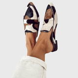 LIORA | LOAFER MET ABSTRACTE PATROON