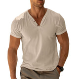 Henley Shirt - Slim Fit Beweging