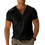 Henley Shirt - Slim Fit Beweging