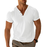 Henley Shirt - Slim Fit Beweging
