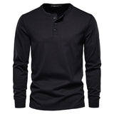 Henley Shirt - Zacht Ademend Mengsel