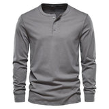 Henley Shirt - Zacht Ademend Mengsel