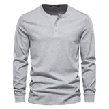 Henley Shirt - Zacht Ademend Mengsel