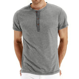 T-Shirt Henley - Zachte Katoenen Kraag