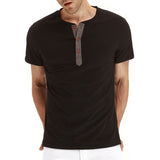 T-Shirt Henley - Zachte Katoenen Kraag