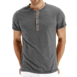 T-Shirt Henley - Zachte Katoenen Kraag
