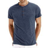 T-Shirt Henley - Zachte Katoenen Kraag