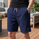 Vincent | Korte Geplooide Broek met Elastische Taille