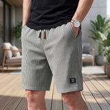 Vincent | Korte Geplooide Broek met Elastische Taille