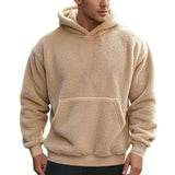 Hoodie - Gemêleerd Fleece met Capuchon