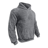 Hoodie - Gemêleerd Fleece met Capuchon