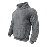 Hoodie - Gemêleerd Fleece met Capuchon