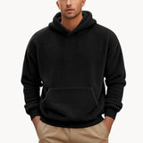 Hoodie - Gemêleerd Fleece met Capuchon