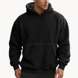 Hoodie - Gemêleerd Fleece met Capuchon