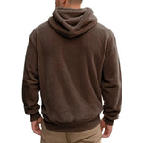Hoodie - Gemêleerd Fleece met Capuchon