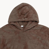Hoodie - Gemêleerd Fleece met Capuchon