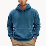 Hoodie - Gemêleerd Fleece met Capuchon