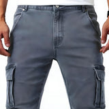 Cargo Stretch Broek Marine