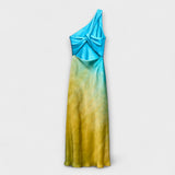 Arabella - Een-Schouder Midi-Jurk