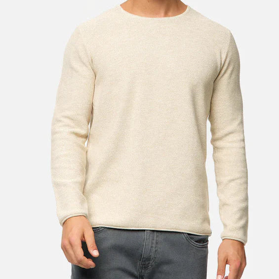 Maximiliano - Sweatshirt met Opstaande Kraag en Veilige Zakjes