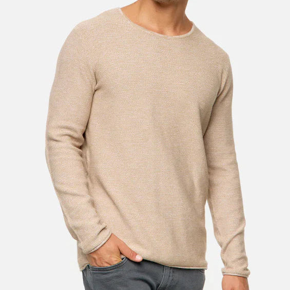 Maximiliano - Sweatshirt met Opstaande Kraag en Veilige Zakjes