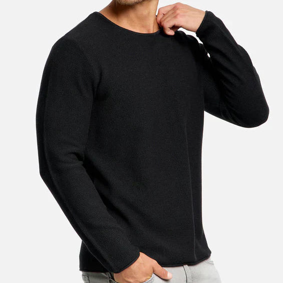 Maximiliano - Sweatshirt met Opstaande Kraag en Veilige Zakjes