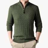 Constantino - Korte Gebreide Trui met Rits