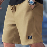 Vincent | Korte Geplooide Broek met Elastische Taille