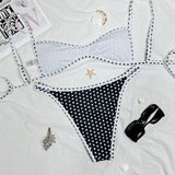 Carlijn | Bikini met Contrasterende Bies