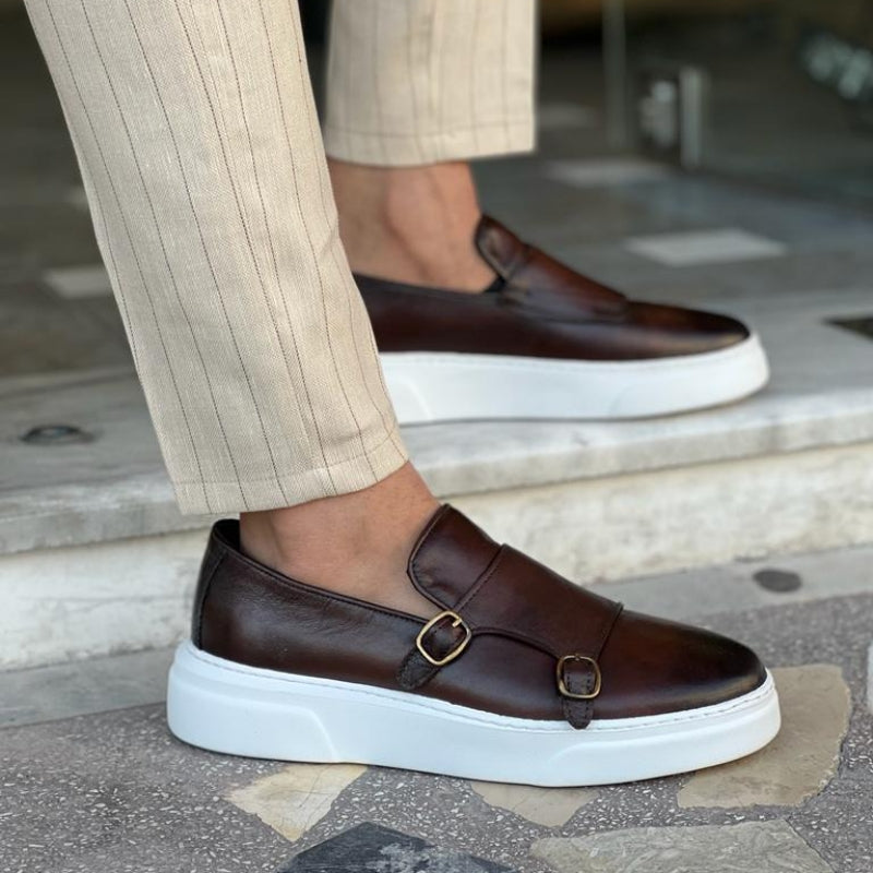 Leren Slip-On Mocassins