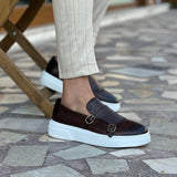 Leren Slip-On Mocassins