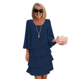 Maria – Elegante midi-jurk met ruffles