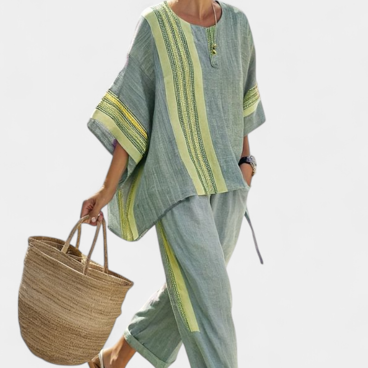 Lorena - Boho-Linnen- en Bamboeset