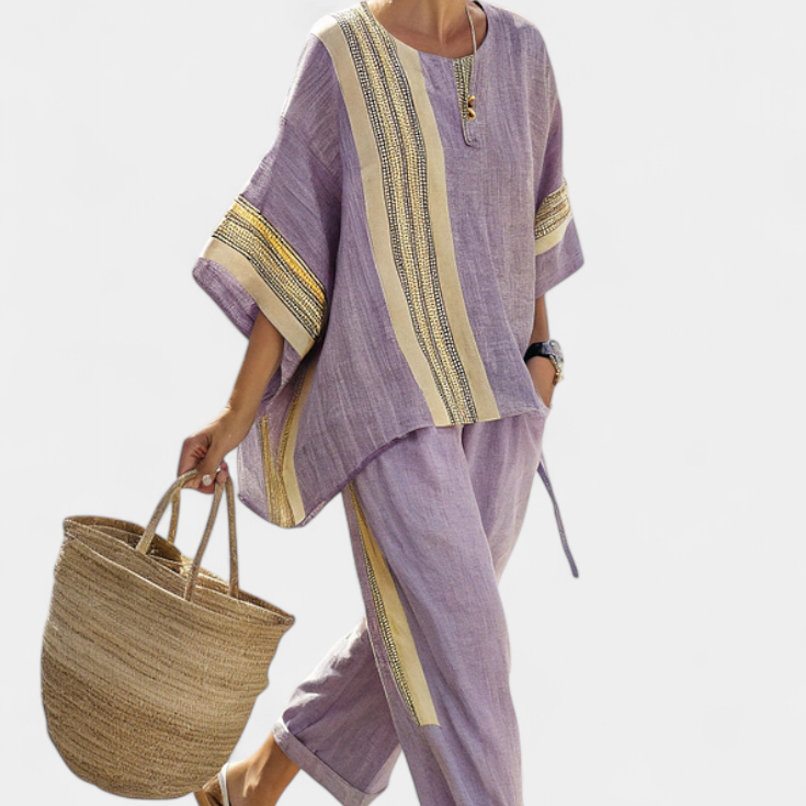 Lorena - Boho-Linnen- en Bamboeset