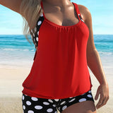 Nuria | Vloeibare tankini in twee delen