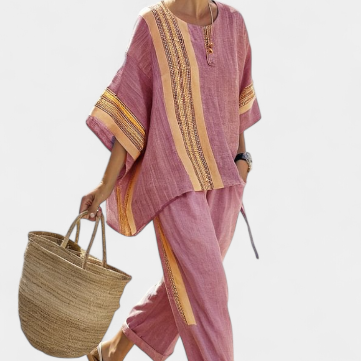 Lorena - Boho-Linnen- en Bamboeset