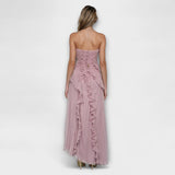 Elisia - Elegante mouwloze lange jurk