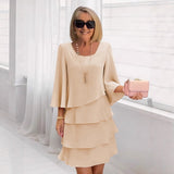 Maria – Elegante midi-jurk met ruffles