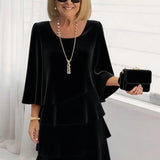 Maria – Elegante midi-jurk met ruffles