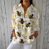 Brigite - Lichte Bijenblouse Comfort
