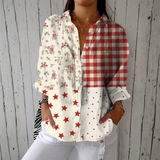 Ana - Blouse met Landhuispatroon