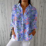 Ana - Lichte Bloemenblouse Tuin