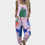 Comfortabele Bedrukte Jumpsuit