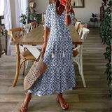 Luna | Midi jurk in ongedwongen boho-stijl