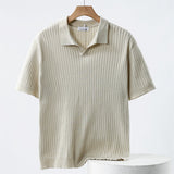 Polo Shirt - Gebreid met Stretch